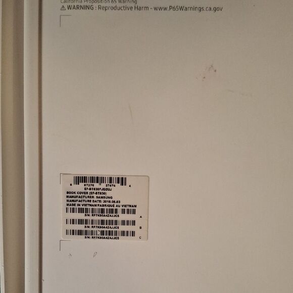 Samsung Gray Tablet Book Cover for Galaxy Tab S4 - Picture 4 of 4